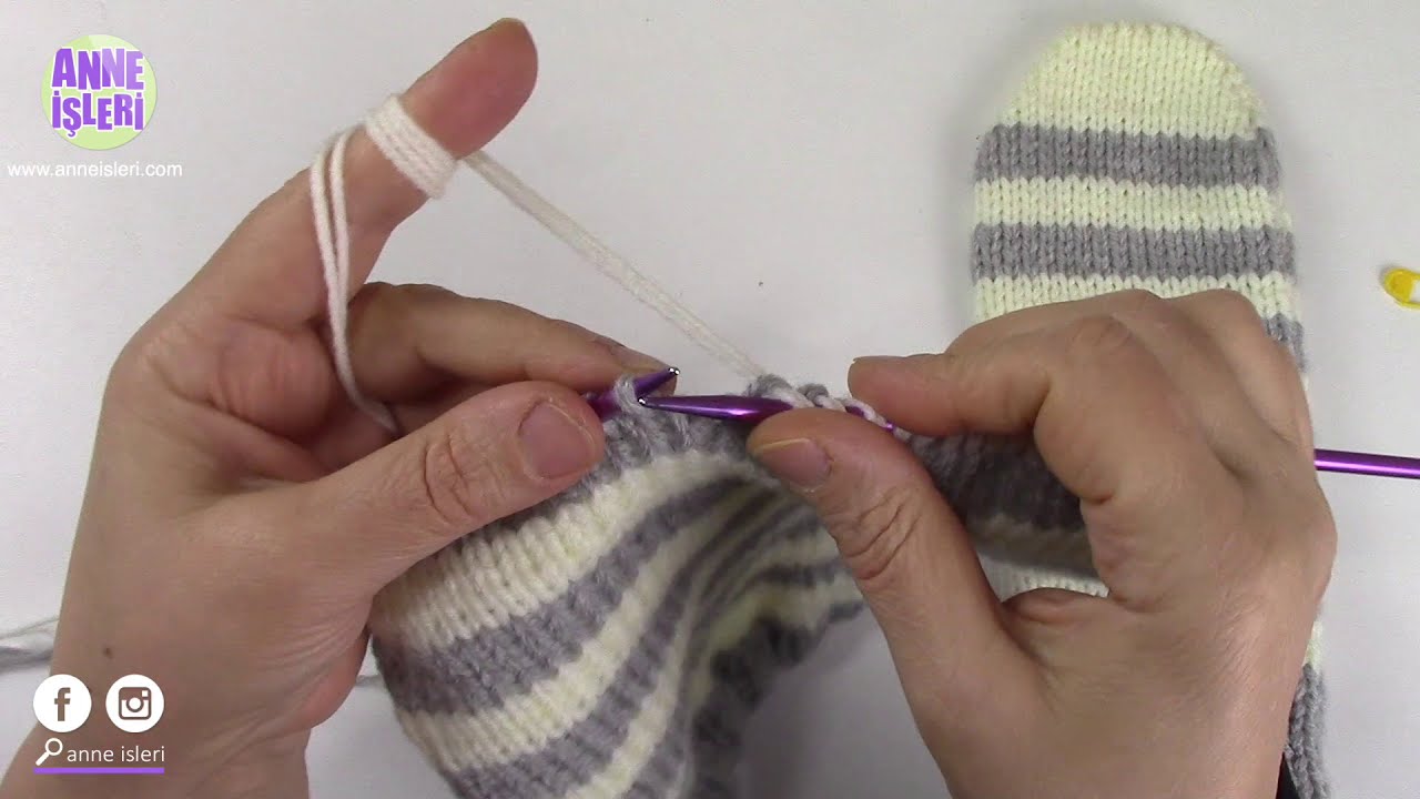 2  SAATTE 🧦ÖR GİY- 2 ŞİŞ İLE  Kolay Çorap Patik  Daha  Kolayı Yok