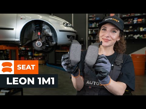 Как заменить передние тормозные колодки на SEAT LEON 1M1 [ВИДЕОУРОК AUTODOC]