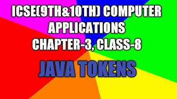 ICSE (9th&10th) Computer Application Basics.chapter-3 Class-8 #DivyaRaotutorial