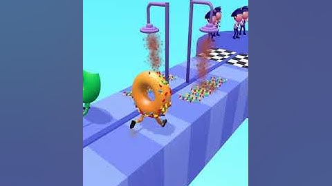 DONUT RUNNER 3D 🍩🔥  Games Mobile All Levels Android,iOS Gameplay New Update world record