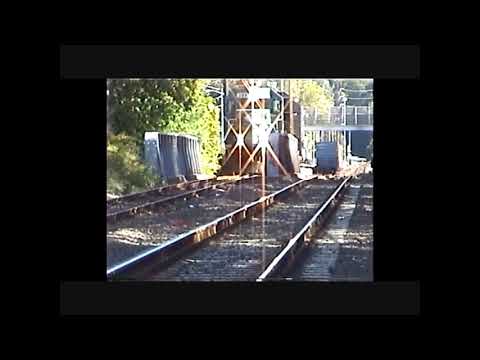 New York Atlantic #268 Long Hood Forward at Smithtown ex-LIRR GP-38