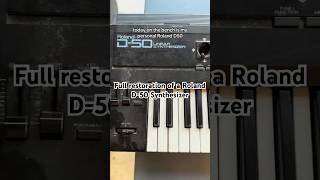 Restoring a Roland D-50  #roland #rolandD50 #synthrepair #synth