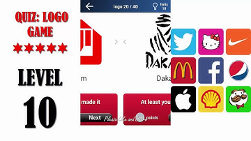 Quiz: Logo Game Level 10 - All Answers - Walkthrough ( By Lemmings at work )