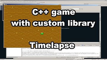 Simple shooter game in C++ timelapse