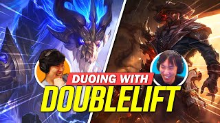 New Split Rank 1 Race - Duo with @doublelift ft. @PinkWardlol