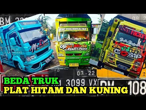 Truk plat kuning dan truk plat hitam apa bedanya ???