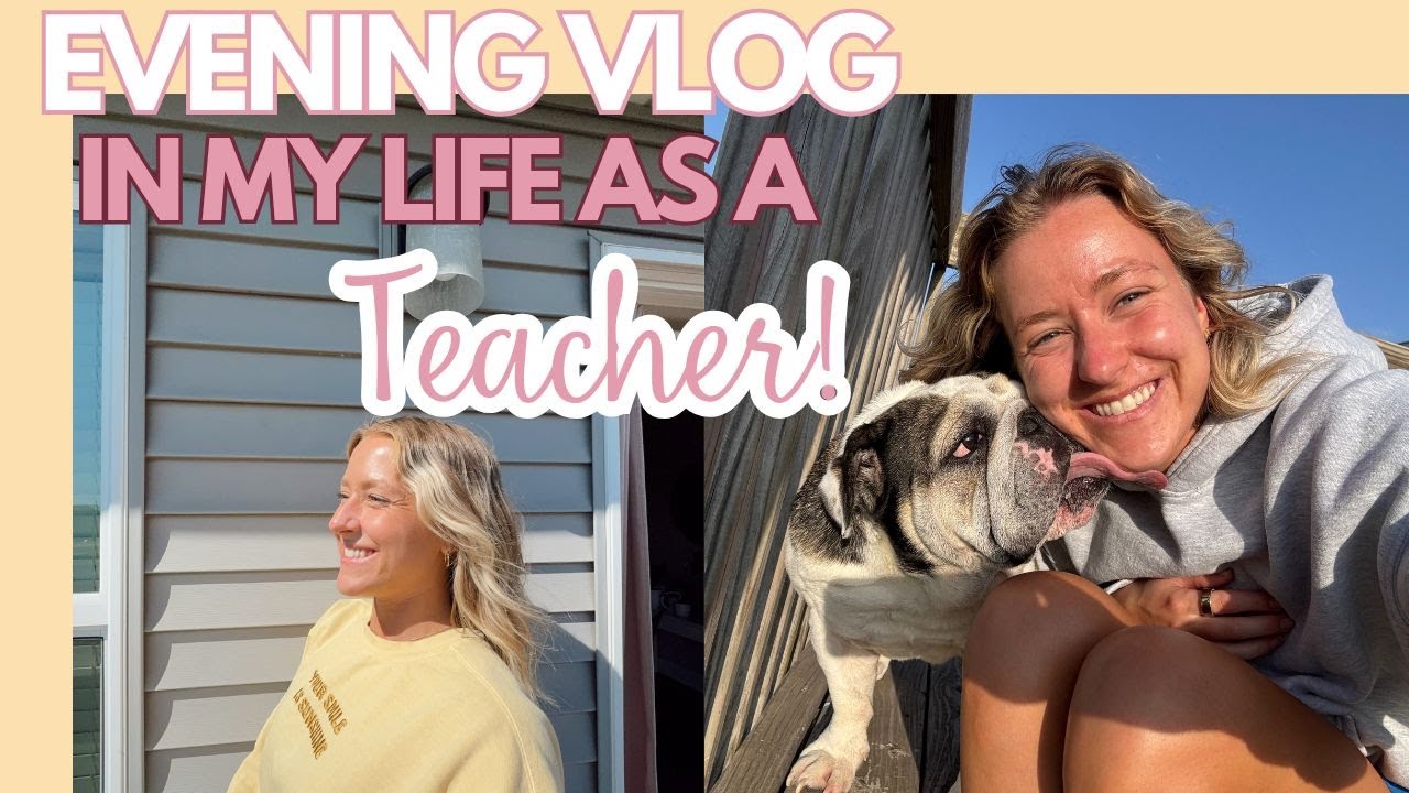 Evening vlog in my life as a teacher!