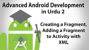 Advanced Android Development in Urdu-2 | Creating & Adding Fragment with XML | Jahan Numma