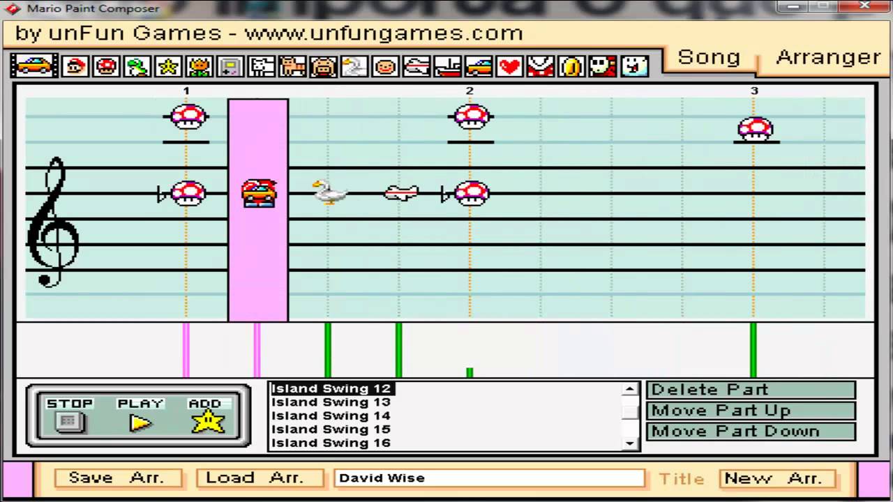 Donkey Kong Country: Jungle Groove - Mario Paint Composer  (Custom Soundfont)