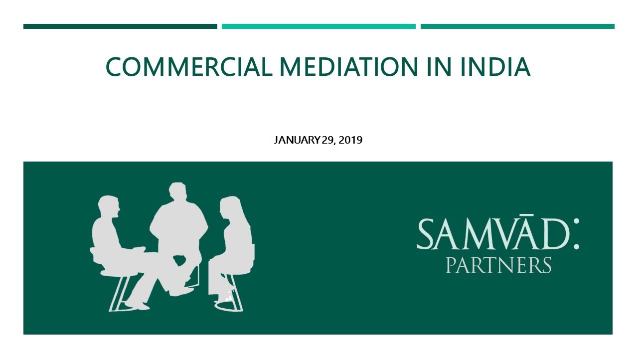COMMERCIAL MEDIATION IN INDIA YouTube