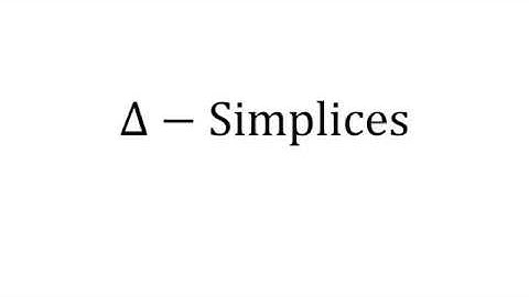 Algebraic Topology: Δ−Simplices