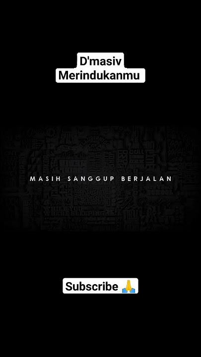 D'masiv - merindukanmu #merindukanmu #dmasiv