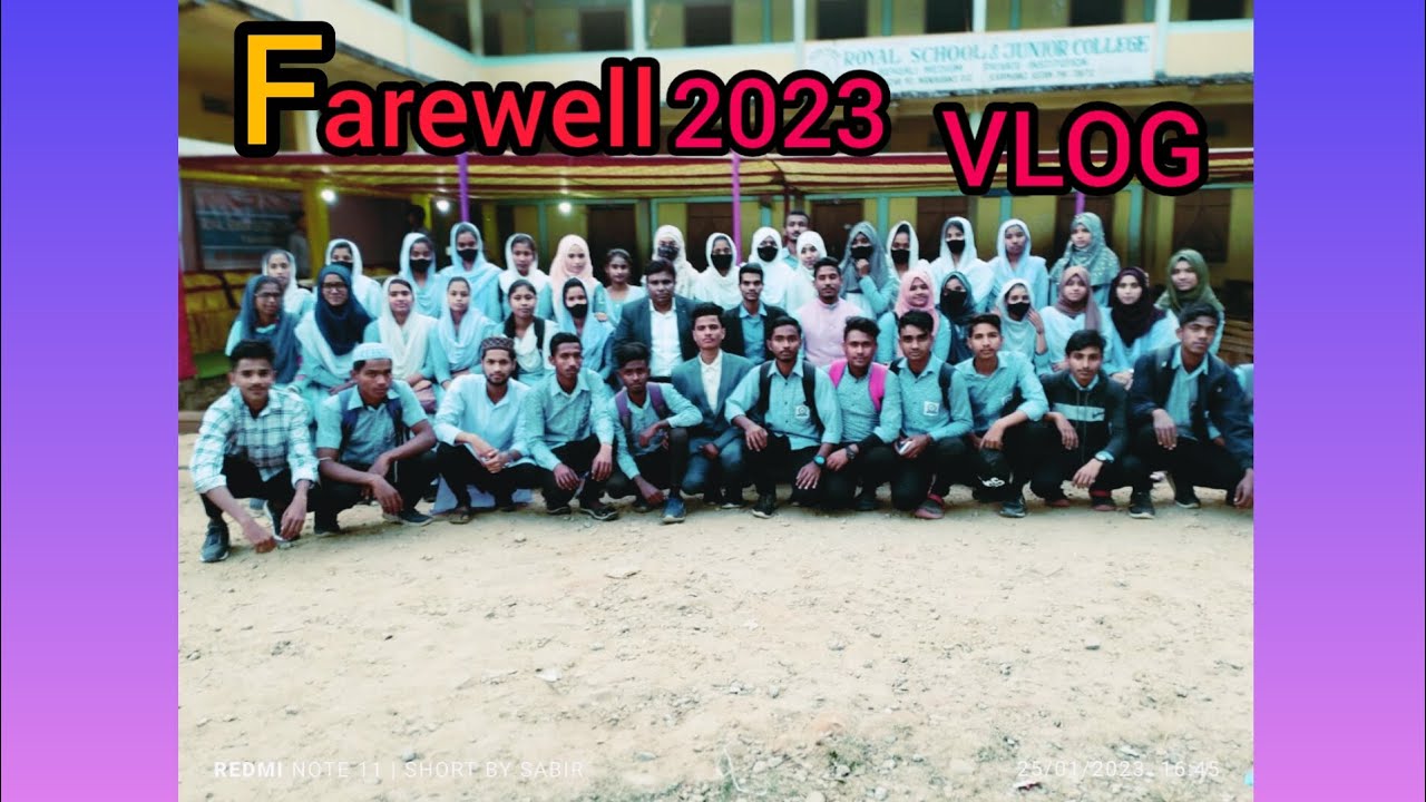 FAREWELL Party 🎉🎈 for Class 12th Student || 2023 || R.S.S.S #38 - YouTube