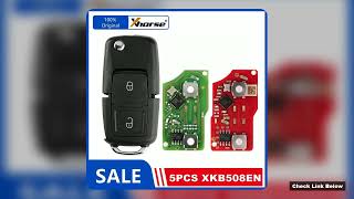 Best 5Piece Xhorse Xkb528En B5   Must Have  Style 2 Buttons 2Nd Generation Remote Key Replace Prem