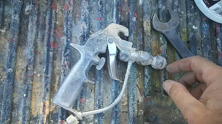 Spraying airless without overspray my setup