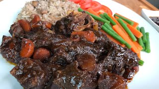 HOW TO MAKE BROWN STEW GOAT MEAT