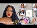 HOW I EDIT MY INSTAGRAM PHOTOS : 2021 | Bongi Nala | South African Youtuber