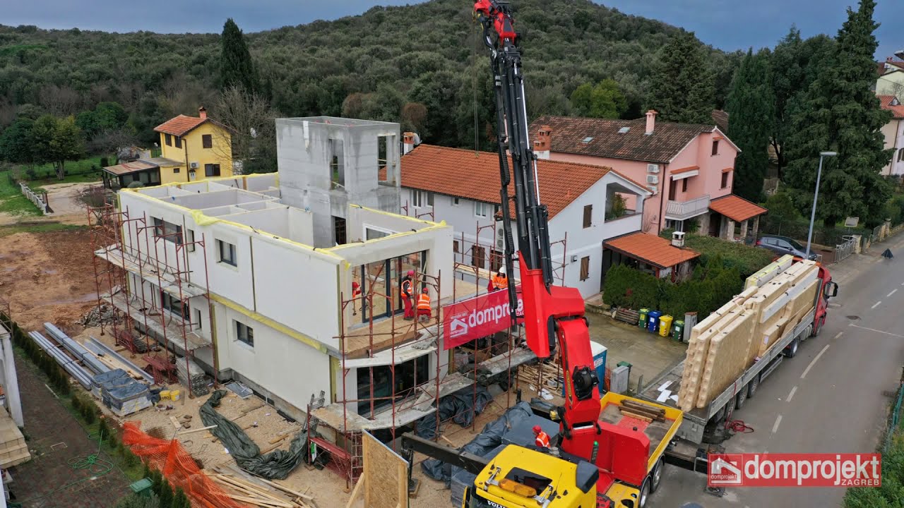 Gradnja montažne kuće u Rovinju