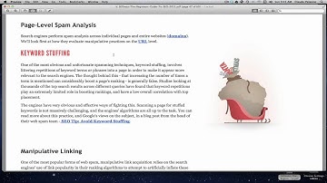 SEOmoz Beginners Guide to SEO Ch9 Review