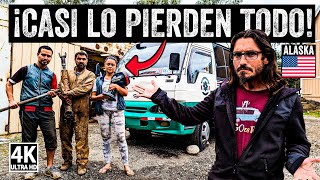 La CARAVANA MÁGICA AYUDA A VIAJEROS de Costa Rica que casi LO PIERDEN TODO en ALASKA | T9-E25