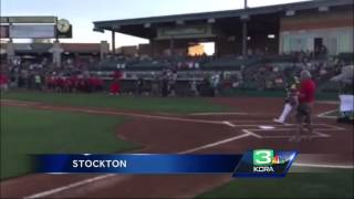 Baseball, Giants help pay tribute to 9-year-old stabbing victim