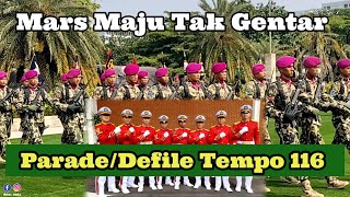 TNI PARADE AND DEFILE‼️FEARLESS FORWARD MARCH TEMPO 116 | TNI Anniversary, October 5th