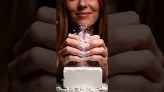 7 color crunchy hand crack block #asmr #satisfying #crazy #whowillbemylifepartnerta #newyoutuber