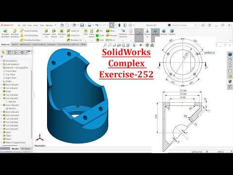 SolidWorks Complex Tutorial Exercise-252