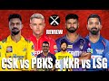       ipl 2024 csk vs pbks  kkr vs lsg review  pdoggspeaks