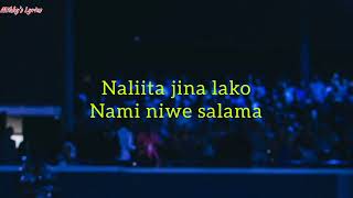 Dr. Sarah K - Naliita Jina Lako (Lyrics)