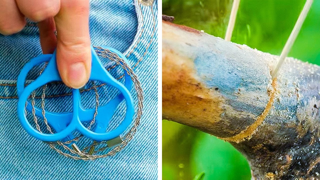 30+ cool HACKS AND gadgets to survive in the wild