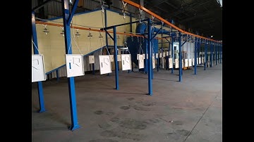 Hệ Thống Dây Chuyền Sơn Tĩnh Điện Tự Động Tại Z117