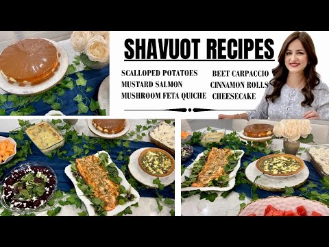 Shavuot Recipes | Orthodox Sephardic Jewish | Make Ahead Freezer Friendly Shavuot Recipes