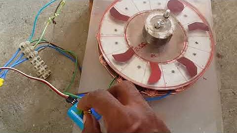 single rotor axial flux motor v1 pt2 run test
