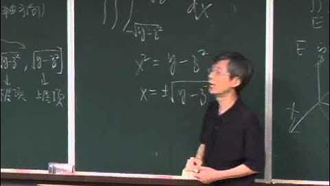 Lec34 微積分(二) 第十五章　Multiple Integrals