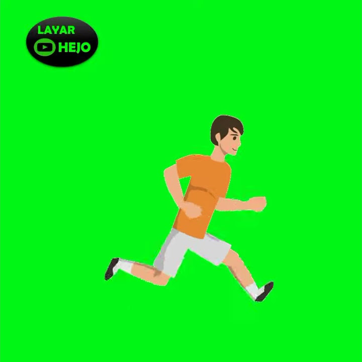 Green Screen Running - Berlari 0532