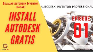 Tutorial Install Autodesk Inventor 2021 / 2022 Gratis (Student Version) #1