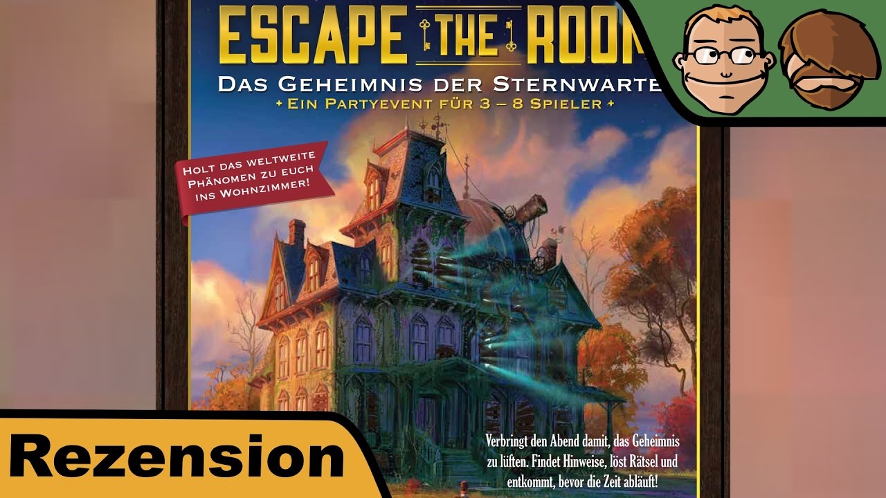 Escape The Room Das Geheimnis Der Sternwarte Brettspiel Review