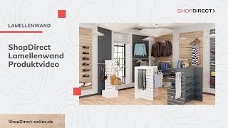 Lamellenwand Paneelwand Produktvideo Laden Makeover Shopdirect
