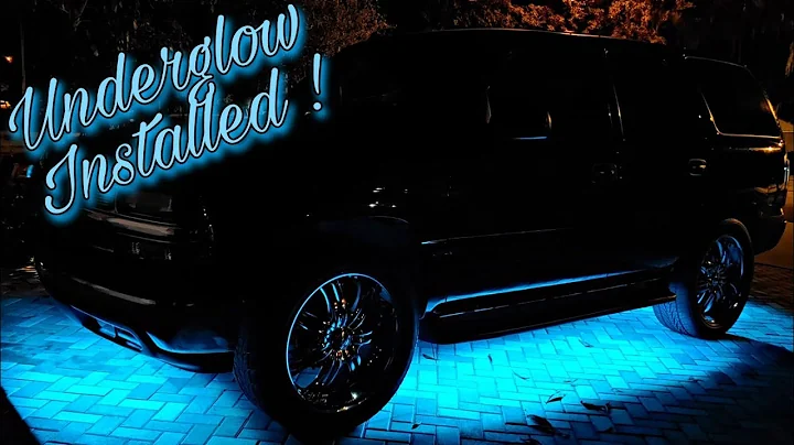 LED Glow Underbody Kit Installed 😎 Tahoe Gets Underglow !