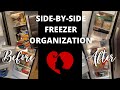 SIDE-BY-SIDE FREEZER ORGANIZATION | ORGANIZE WITH ME: THE HOME EDIT FREEZER ORGANIZATION METHOD