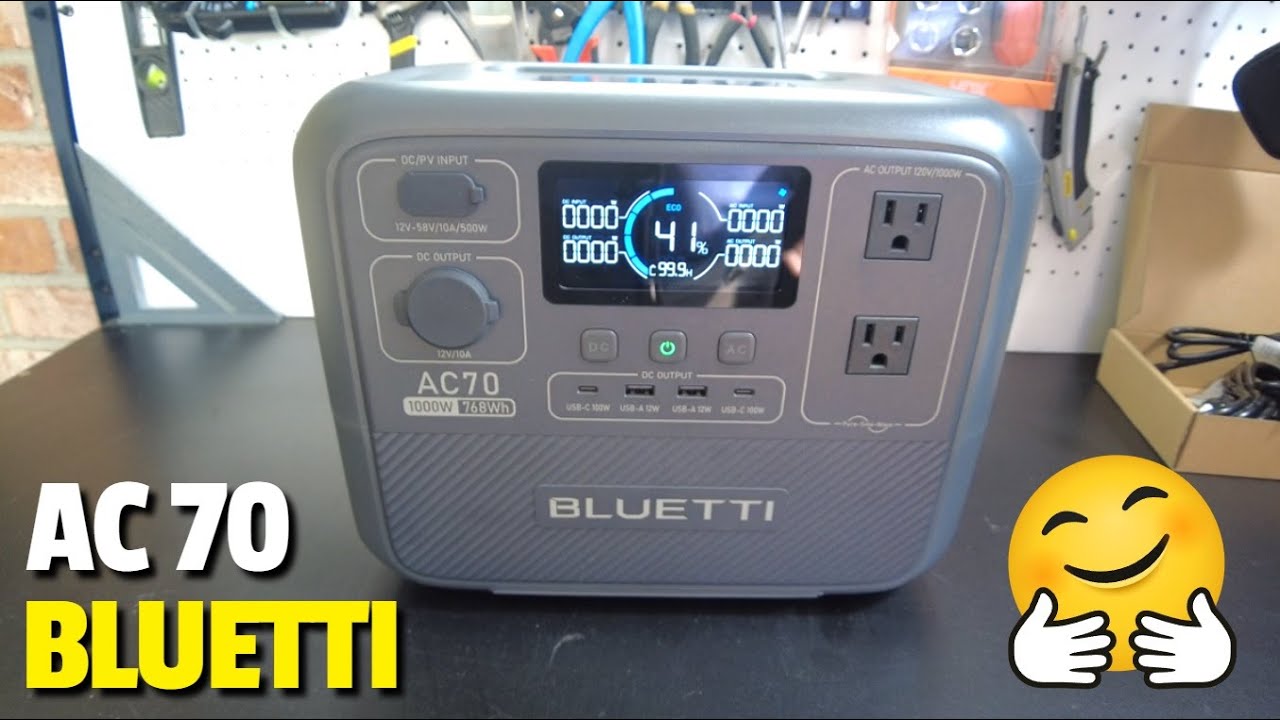 Bluetti AC70 Power Station - YouTube