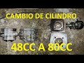 TODO LO QUE TIENES QUE SABER PARA  CAMBIAR  DE 48CC A 66CC, 75CC  o 80CC MUY FACIL(#bicimotoszoids)