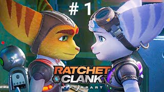 Ratchet And Clank:  Rift Apart.  # 1. Английская Озвучка. Русские Субтитры.