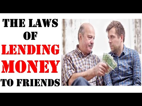 Video: Je legální půjčit peníze příteli?