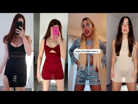 Tiktok Transparent Dress Challenge #tiktok #dress #tiktokvideo