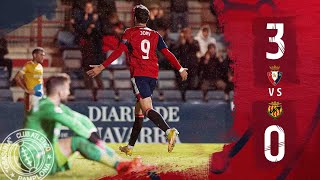 Resumen del Osasuna Promesas 3-0 Nàstic de Tarragona | Primera RFEF | Club Atlético Osasuna