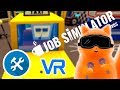 СИМУЛЯТОР АВТОМЕХАНИКА В ИГРЕ Job Simulator VR Кот Джем ремонтирует автомобили в очках реальности