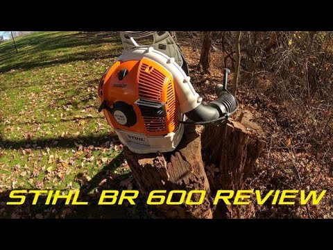 Stihl BR 600 Backpack Blower Test and Review