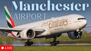 🔴LIVE Manchester Airport Plane Spotting | Early Morning Heavy Arrivals & Departures 🛫